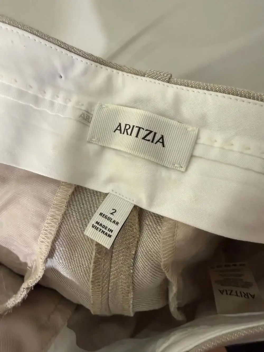 Aritzia The Effortless Pant™ PowerLinen™ Wide-Leg Trousers